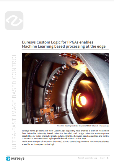  Euresys Custom Logic enables Machine Learning based processing at the edge