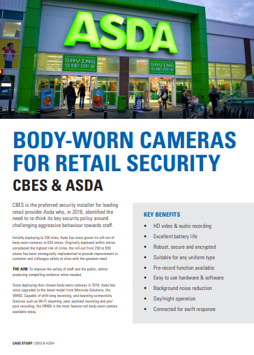 Body-worn cameras for retail security