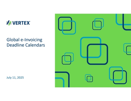 Global e-Invoicing Deadline Calendars