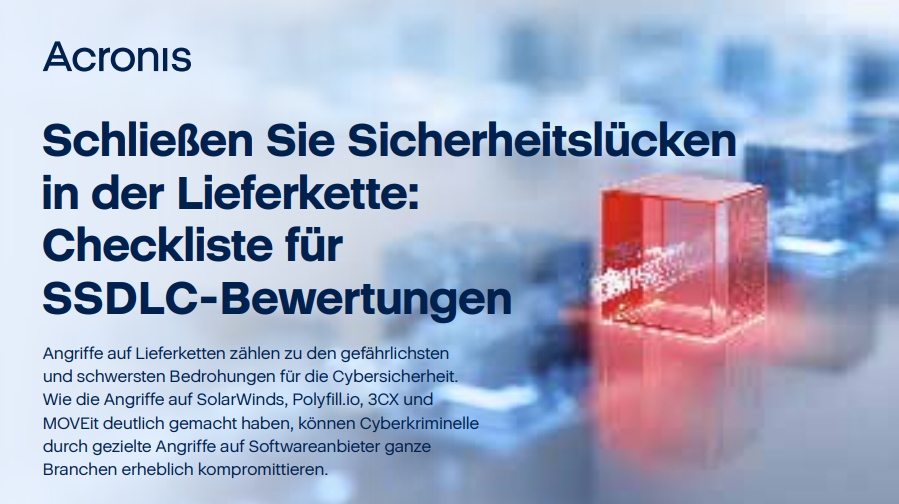 Schließen Sie Sicherheitslücken in der Lieferkette: Checkliste für SSDLC-Bewertungen